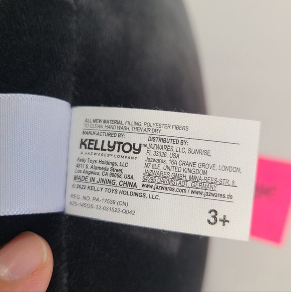 Squishmallow 12" Anessa Day Of The Dead Sugar Skull Black White Plush - Picture 7 of 7